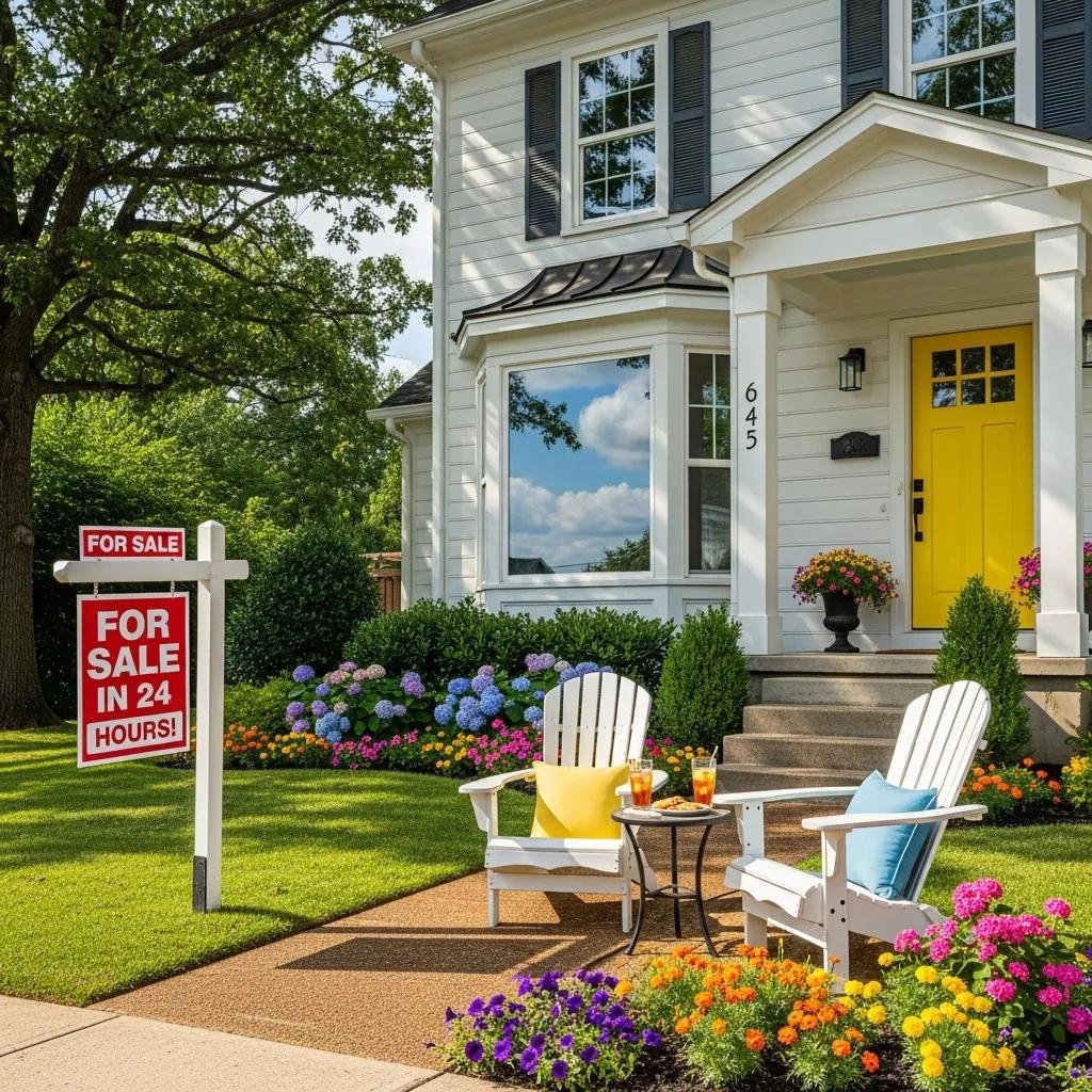 Beautiful Nashville home representing quick cash sales