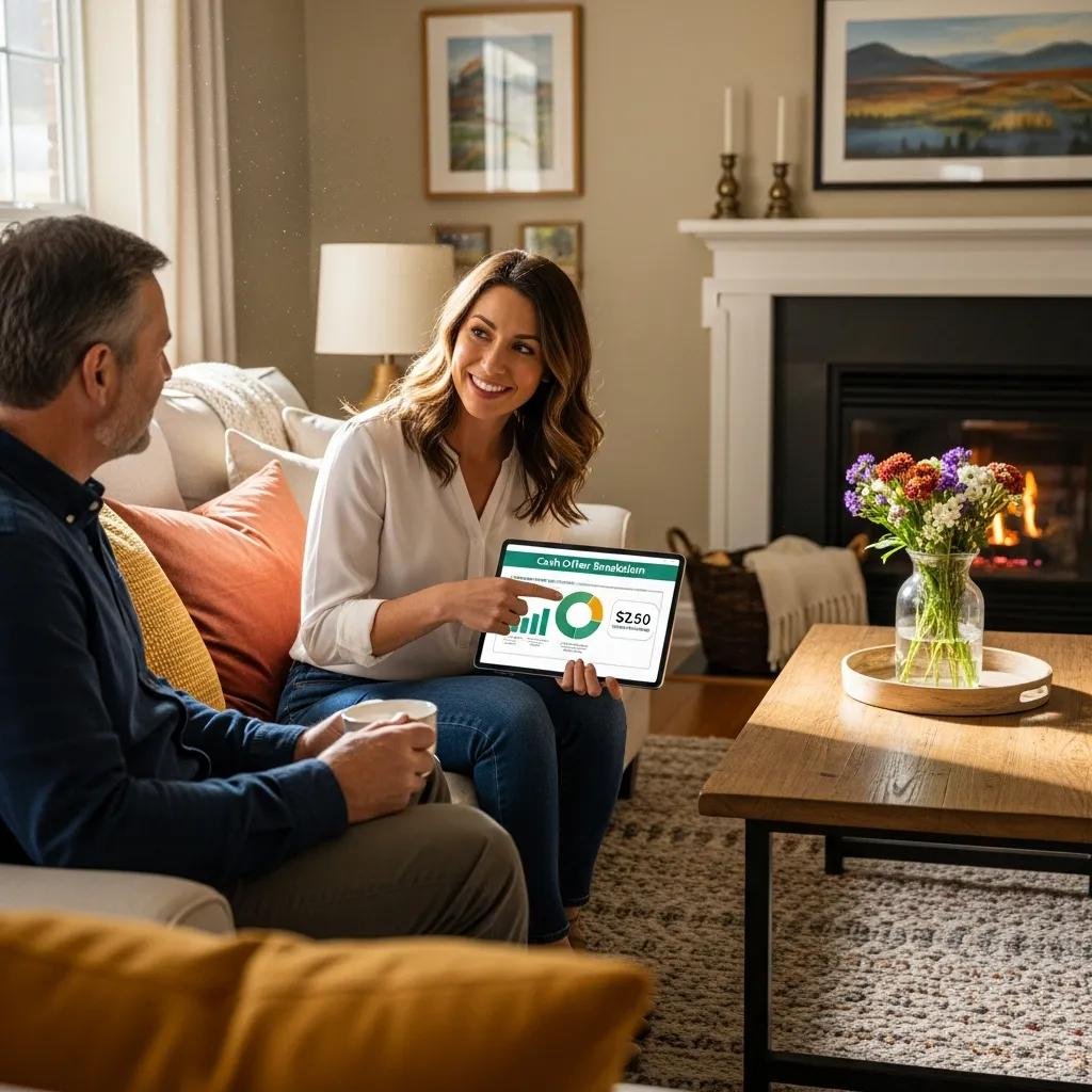 Discussing a cash offer with a Memphis homeowner