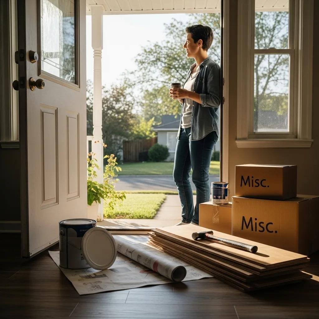 Homeowner weighing the benefits of an as-is sale to save time and money