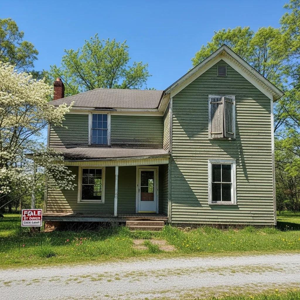 Distressed property in Tennessee representing the potential for a quick cash sale