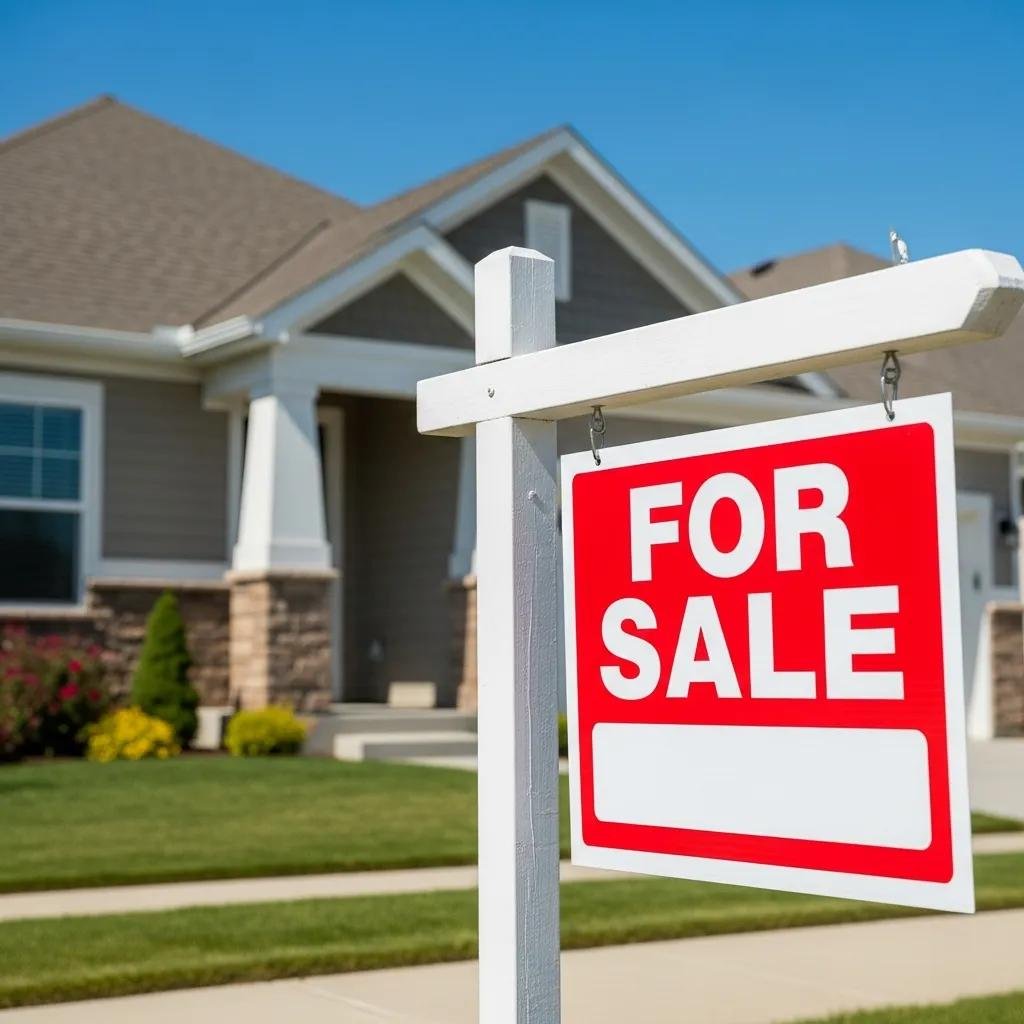 For sale sign outside a house — benefits of selling as-is for cash